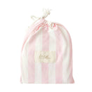 Fox & Fallow Organic Fitted Cot Sheet - Petal Stripe
