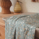 Fox & Fallow Organic Muslin Swaddle Wrap - Forest Friends Sage