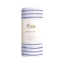 Fox & Fallow Organic Muslin Swaddle Wrap - Navy Stripe