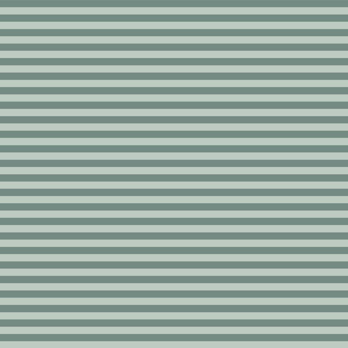 Fox & Fallow Organic Muslin Swaddle Wrap - Sage Stripe