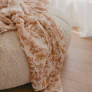 Fox & Fallow Organic Muslin Swaddle Wrap - Sweet Pea