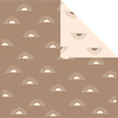 Fox & Fallow Reversible Knit Baby Blanket - Suns Coffee