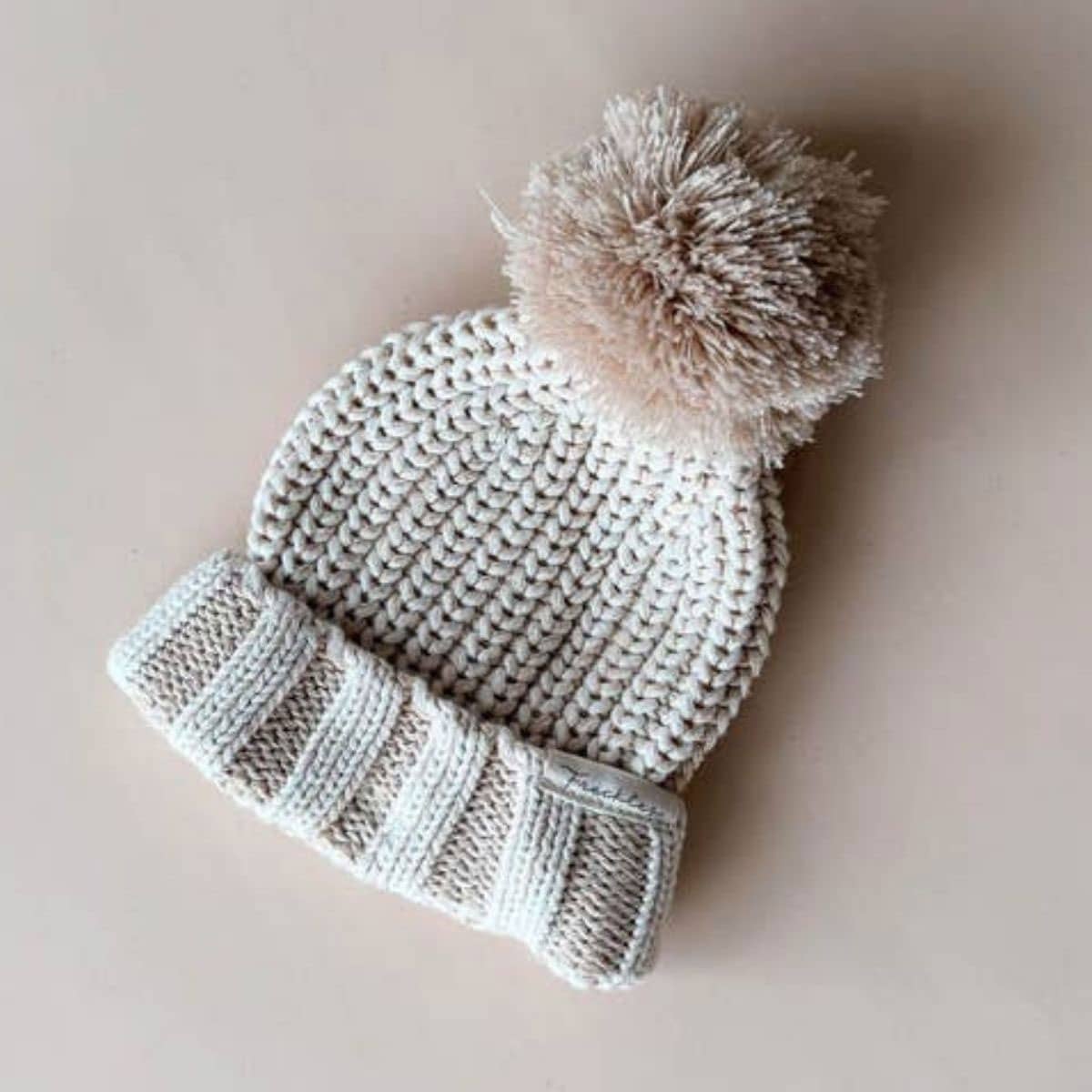 Freckles the Label Chunky Cotton Beanie - Oat