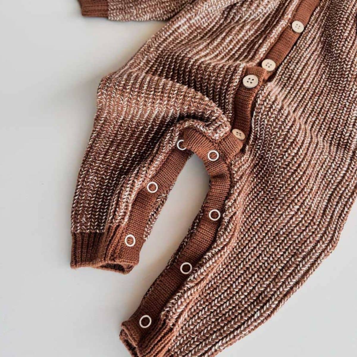 Freckles the Label Chunky Full Romper - Chocolate