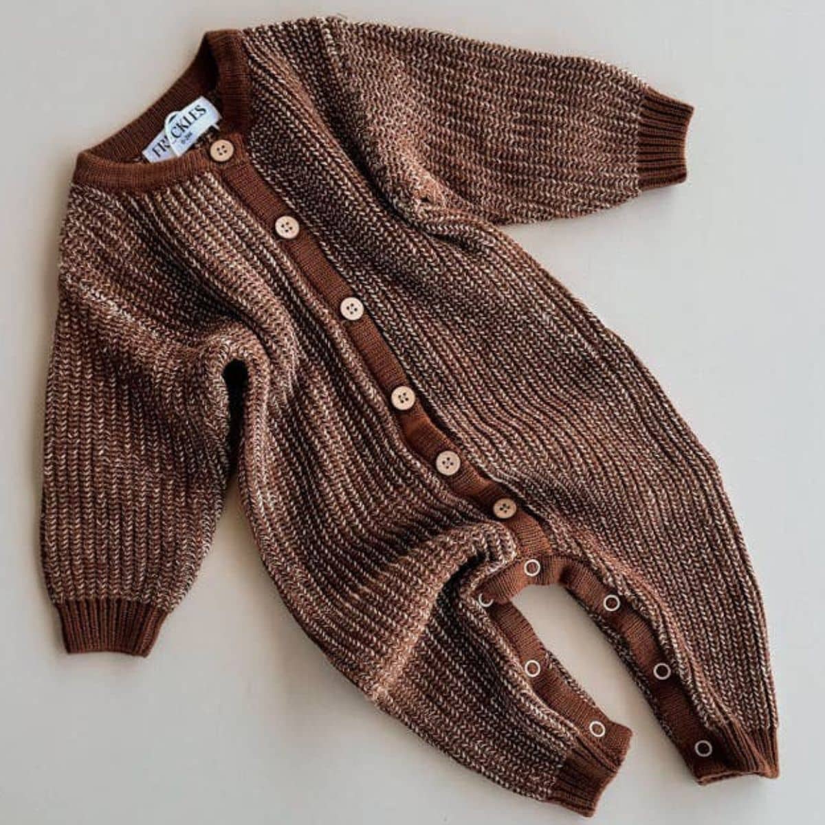 Freckles the Label Chunky Full Romper - Chocolate