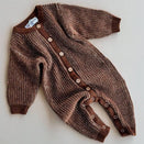 Freckles the Label Chunky Full Romper - Chocolate