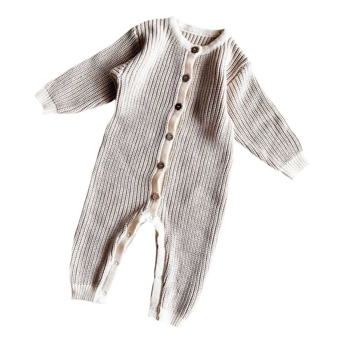 Freckles the Label Chunky Full Romper - Oat