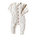 Freckles the Label Mila Pointelle Full Romper - Snow