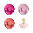 Frigg Multi Pacifier Four Pack - Latex - Rosy Romance
