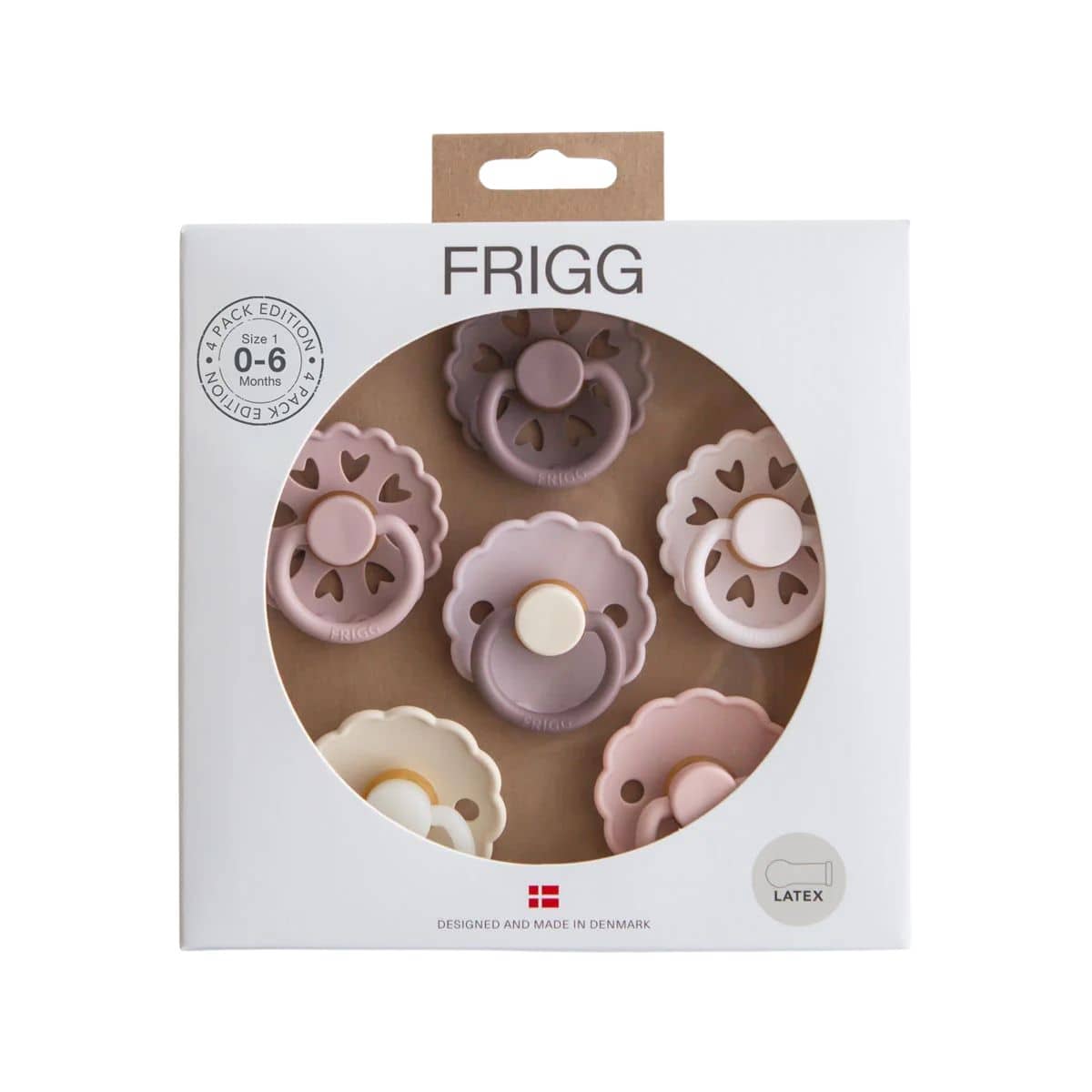 Frigg Multi Pacifier Six Pack - Latex 0 to 6 Months