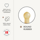Frigg Pacifier Round Rubber Latex