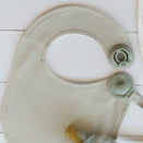 Gigi One Handed Baby Bib - Sage