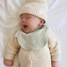 Gigi One Handed Baby Bib - Sage