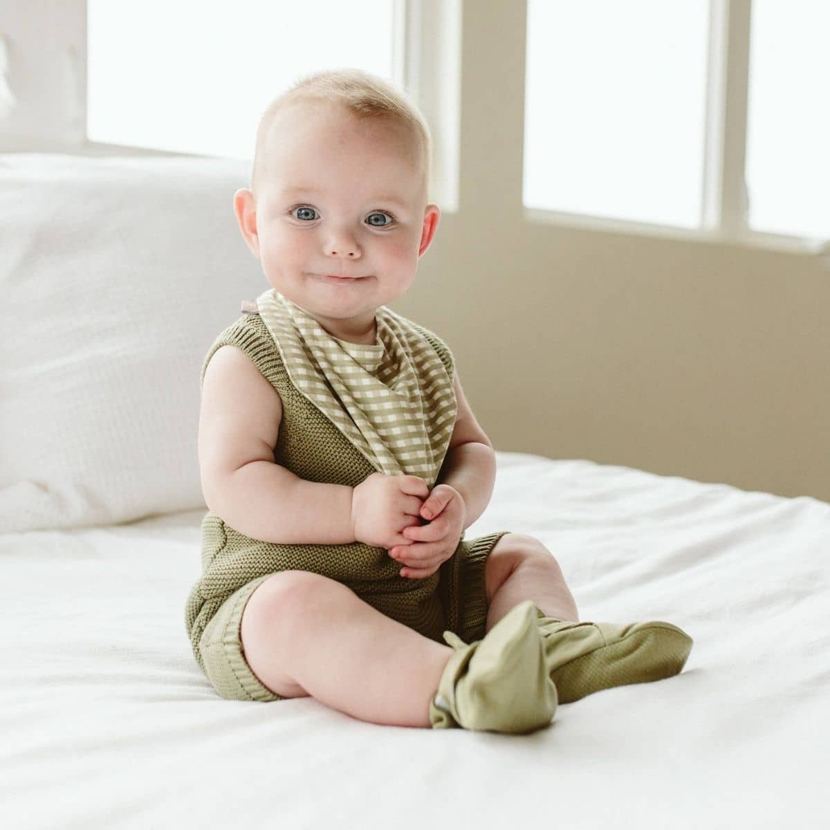 Goumi Stay On Baby Boots - Two Pack - Canopy + Artichoke