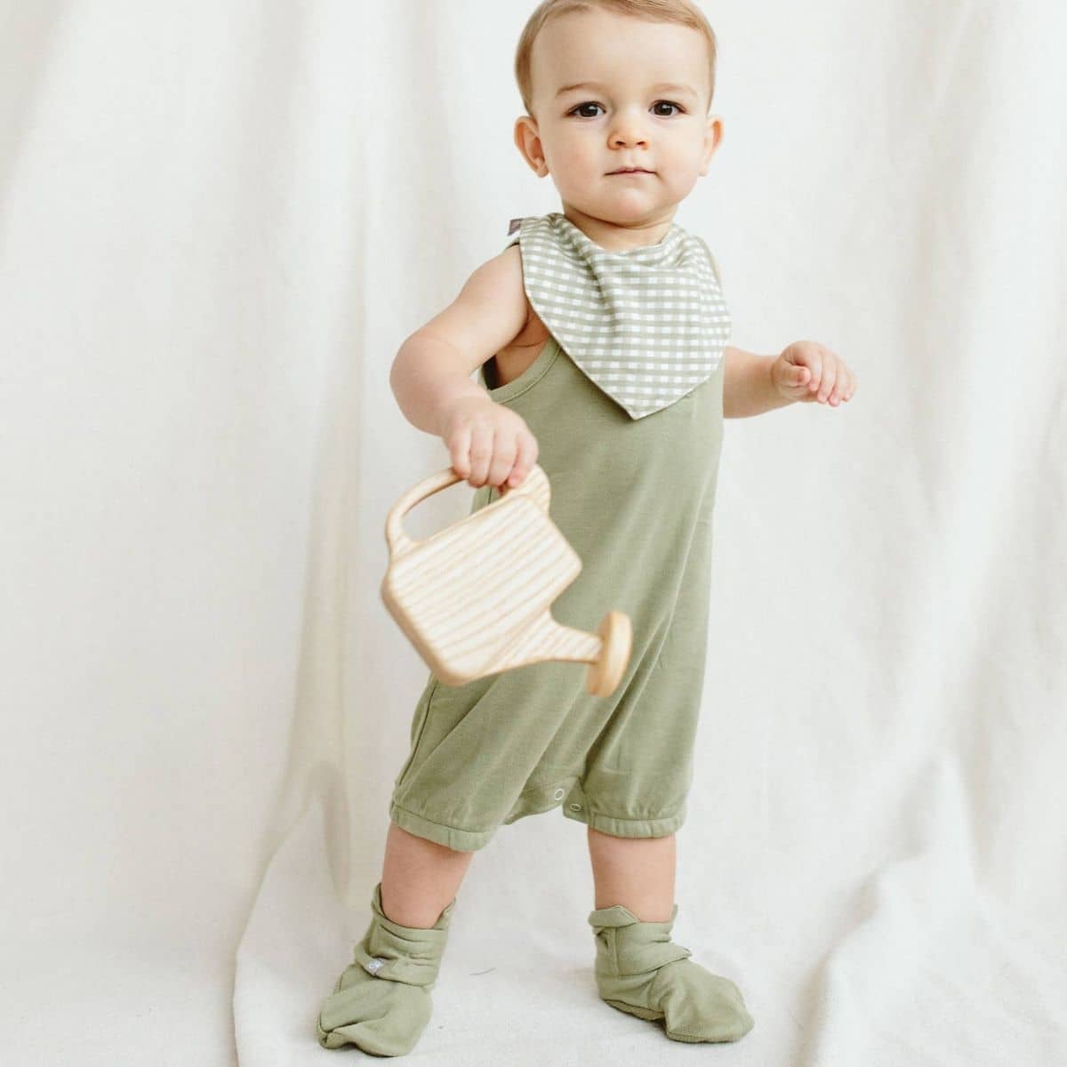 Goumi Stay On Baby Boots - Two Pack - Canopy + Artichoke