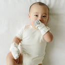 Goumi Stay On Baby Mitts - Two Pack - Coastal + Cloud