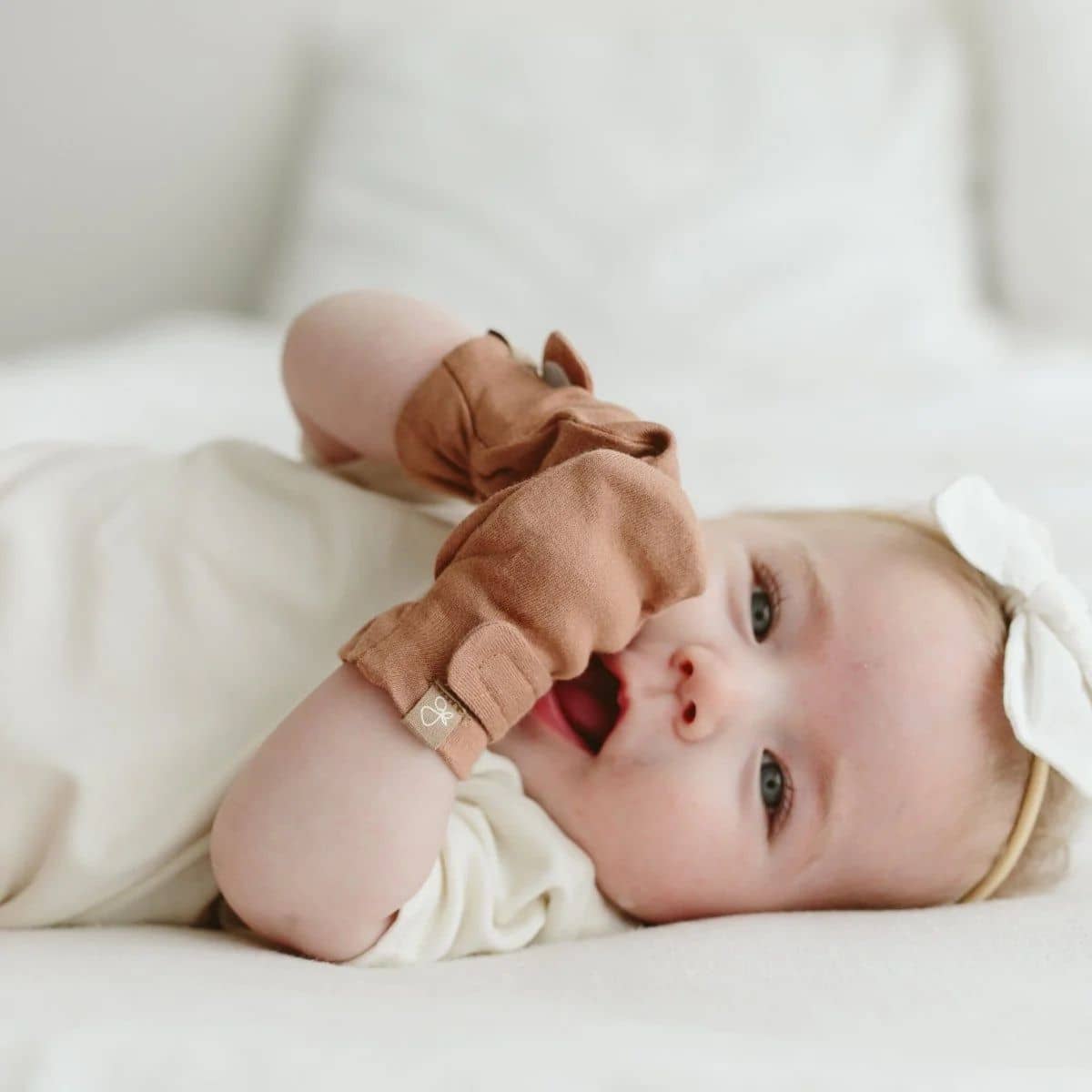 Goumi Stay On Baby Mitts - Two Pack - High Prairie + Dandelion