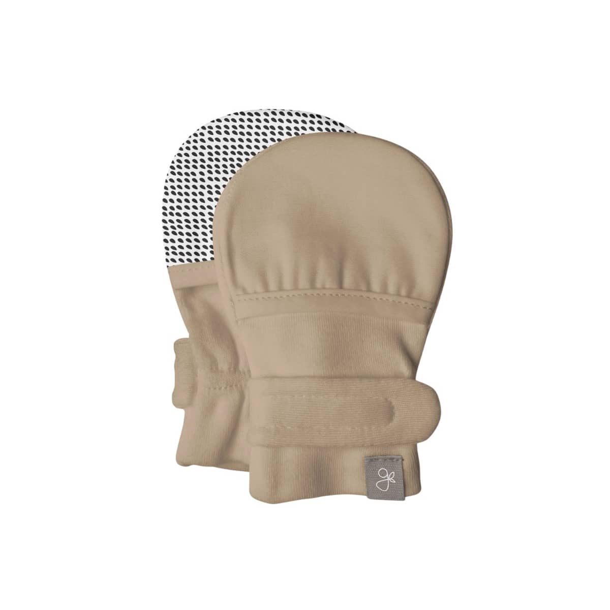 Goumi Stay On Baby Mitts - Sandstone