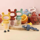 Haakaa Fresh Food Feeder and Cover Set - Sky Blue