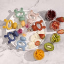 Haakaa Fresh Food Feeder and Cover Set - Sky Blue