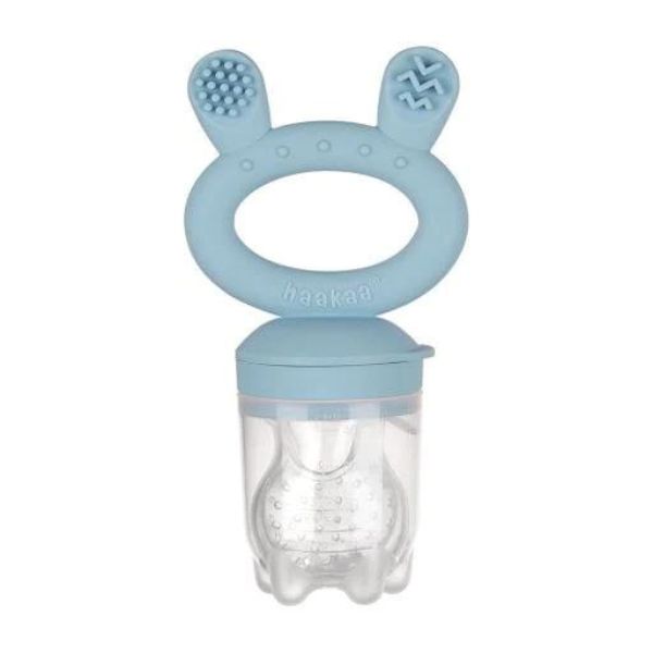 Haakaa Fresh Food Feeder and Cover Set - Sky Blue