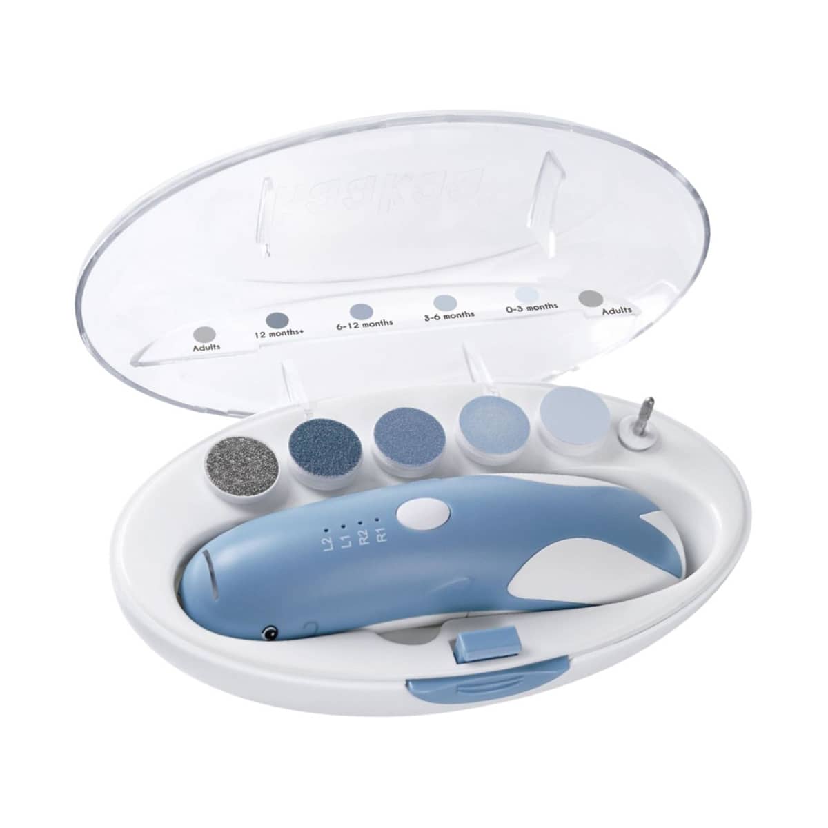 Haakaa Friendly Whale Baby Nail Care Set - Harbour Blue