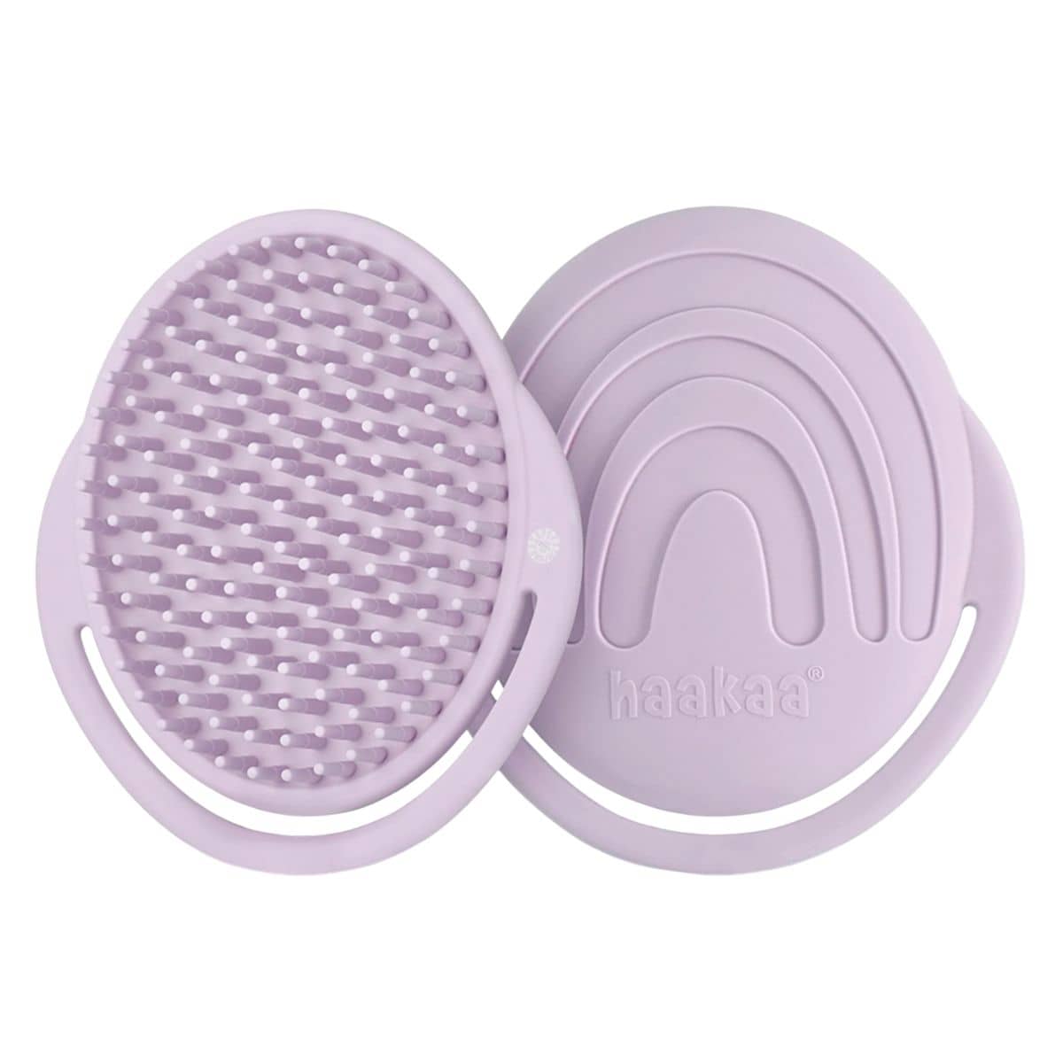 Haakaa Rainbow Silicone Shampoo Brush - Lavender