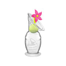 Haakaa Silicone Breast Pump with Suction Base and Flower Stopper - Pink