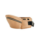 Hackerlily Hipsurfer - Hipseat Baby Carrier + Bum Bag - Tan Vegan Leather