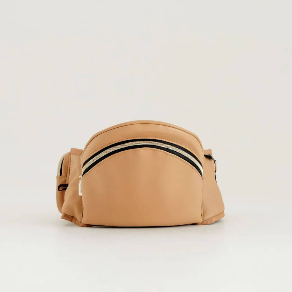 Hackerlily Hipsurfer - Hipseat Baby Carrier + Bum Bag - Tan Vegan Leather