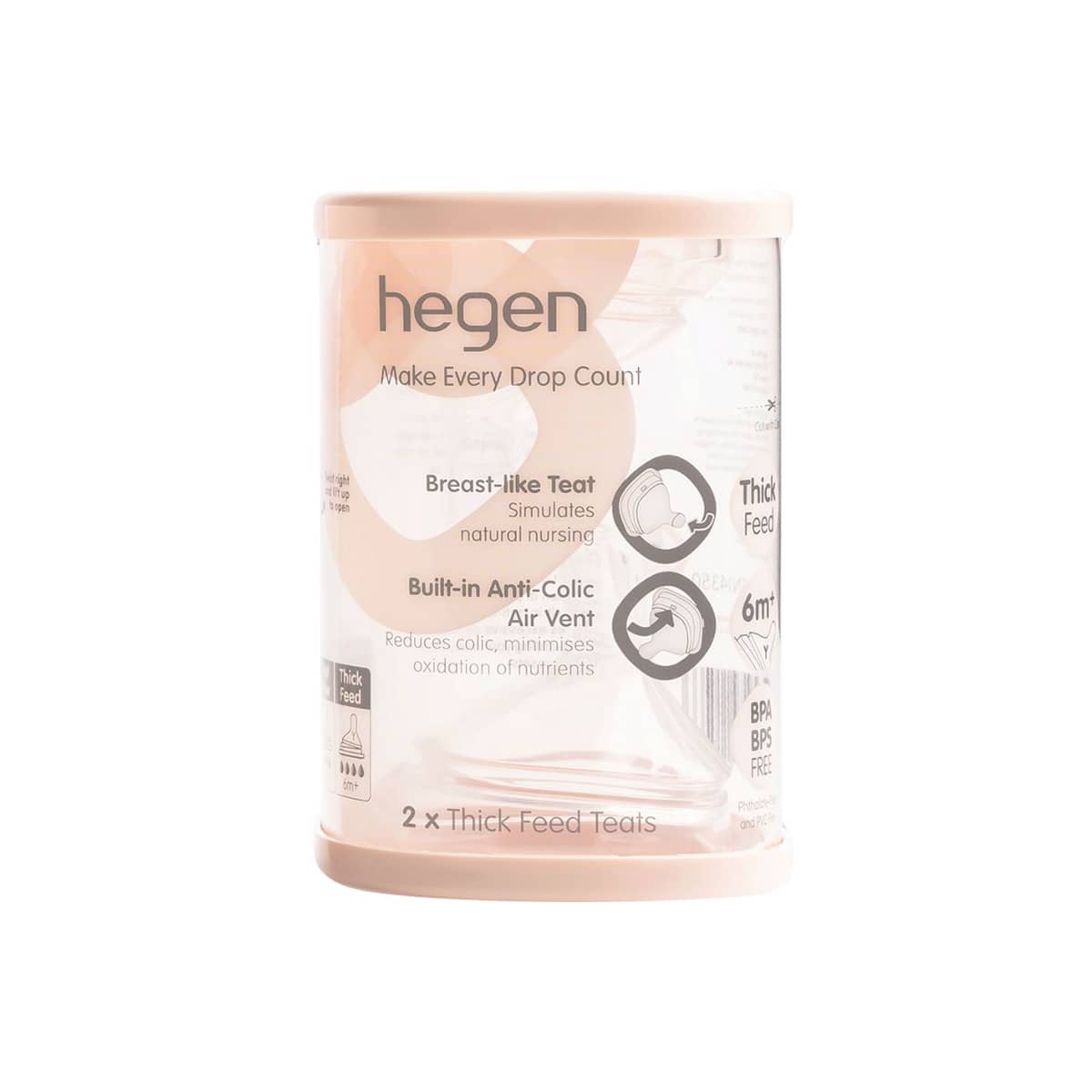 Hegen Feeding Bottle Teats - Thick