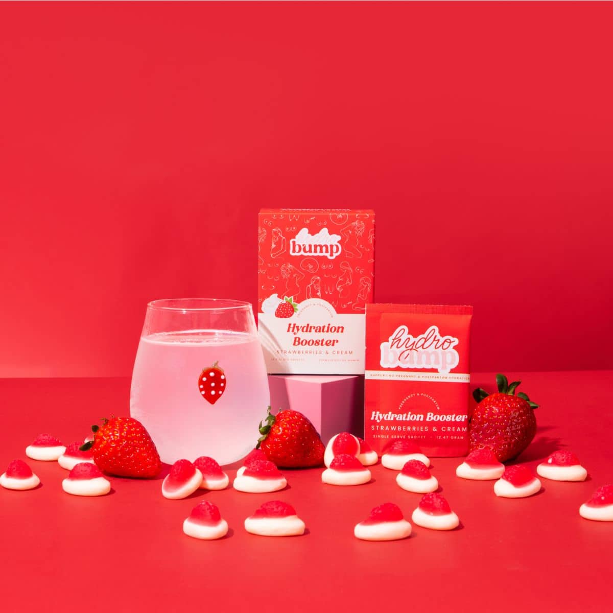 HydroBump Hydration Booster - Strawberries & Cream