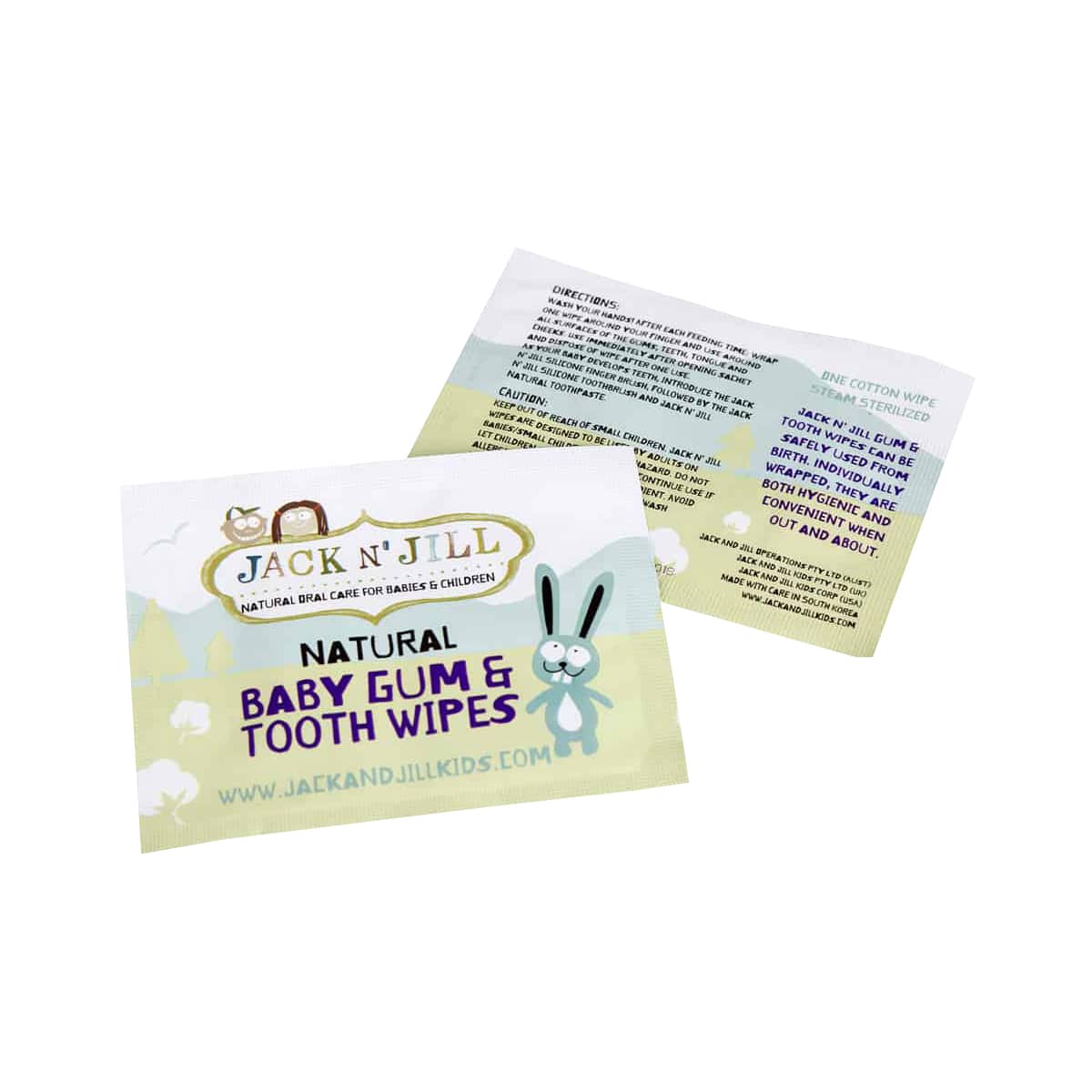 Jack N' Jill Natural Baby and Gum Tooth Wipes