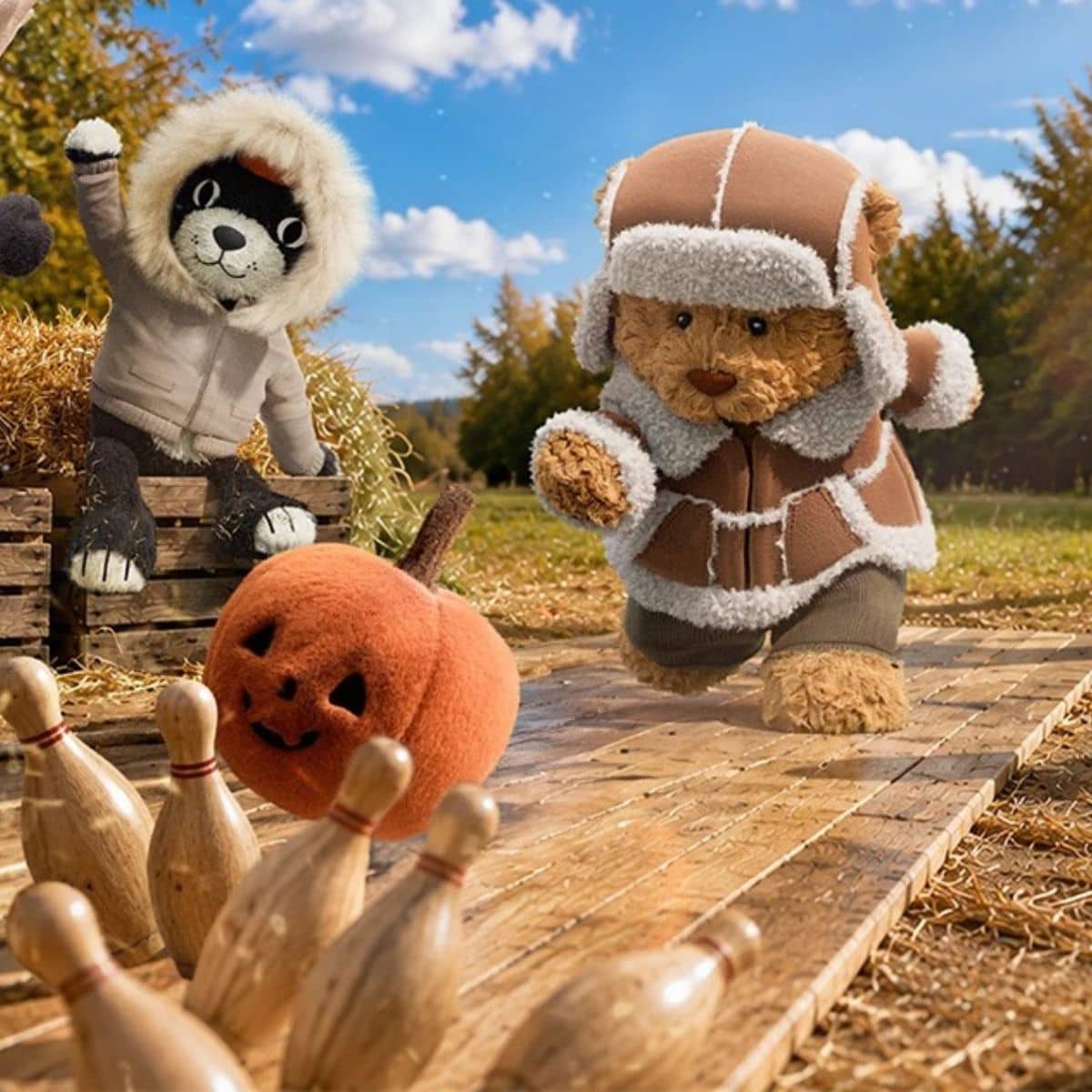 Jellycat Bartholomew Bear with Alpine Outfit