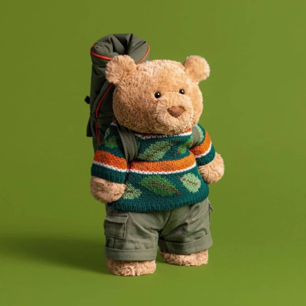 Jellycat Bartholomew Bear with Hiking Outfit