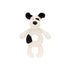 Jellycat Bashful Black & Cream Puppy Ring Rattle