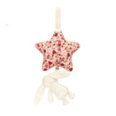 Jellycat Blossom Bunny Music Pull - Cream Berry