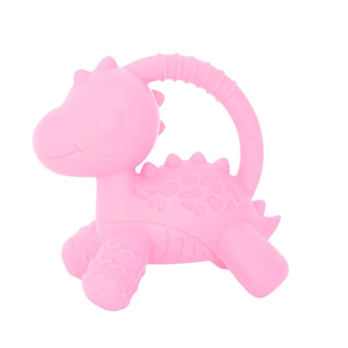 Jellystone Designs Dino Teether - Pink