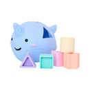 Jellystone Designs Narwhal Shape Sorter - Pastel