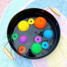 Jellystone Designs Ocean Stacking Cups - Rainbow Bright