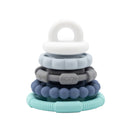 Jellystone Designs Rainbow Stacker Teether and Toy - Ocean