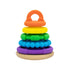 Jellystone Designs Wobble Stacker Teether and Toy - Bright