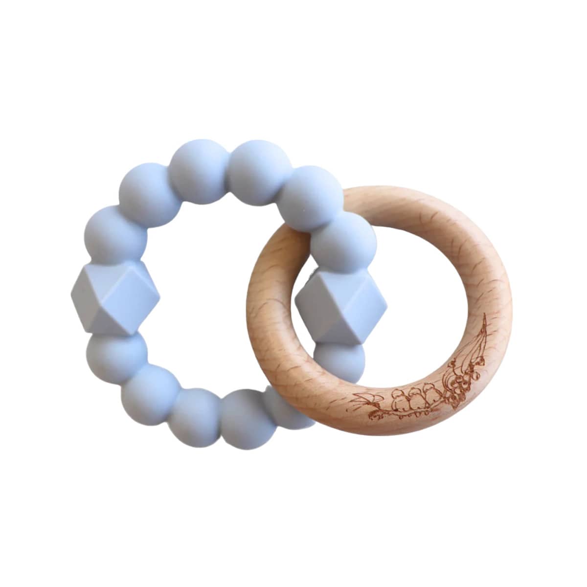 Jellystone Designs Moon Teether - May Gibbs - Soft Blue