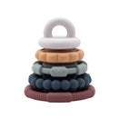 Jellystone Designs Rainbow Stacker Teether and Toy - Earth