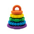 Jellystone Designs Rainbow Stacker Teether and Toy - Bright