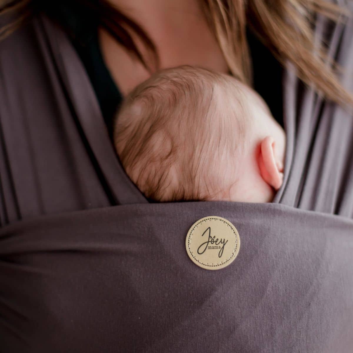 Joey Mama Baby Wrap Carrier - Charcoal