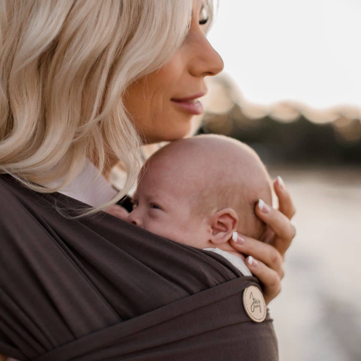Joey Mama Baby Wrap Carrier - Charcoal