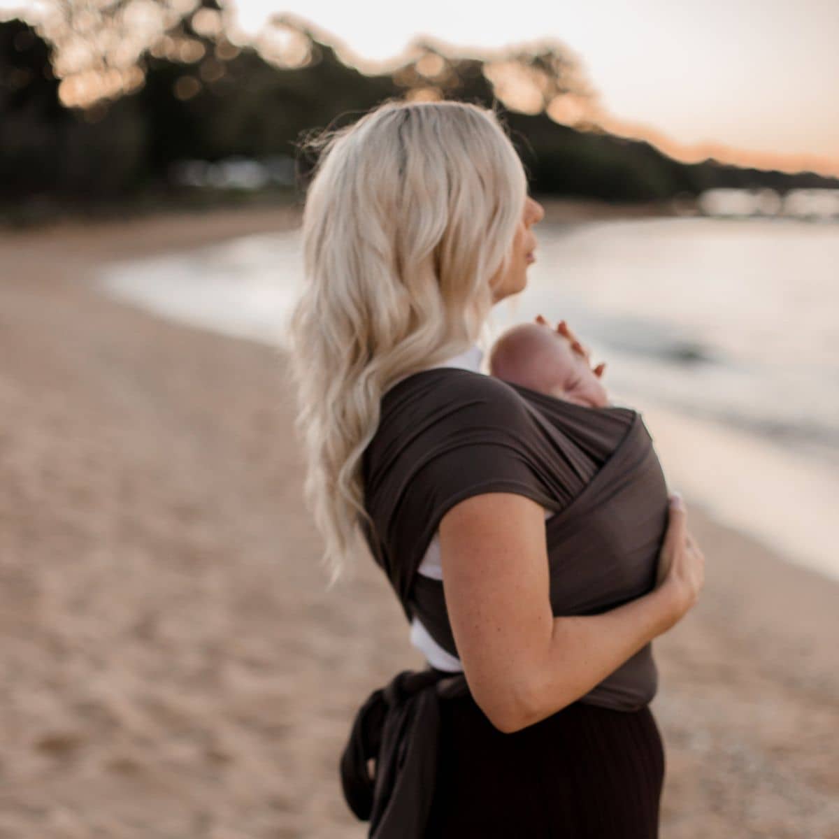 Joey Mama Baby Wrap Carrier - Charcoal