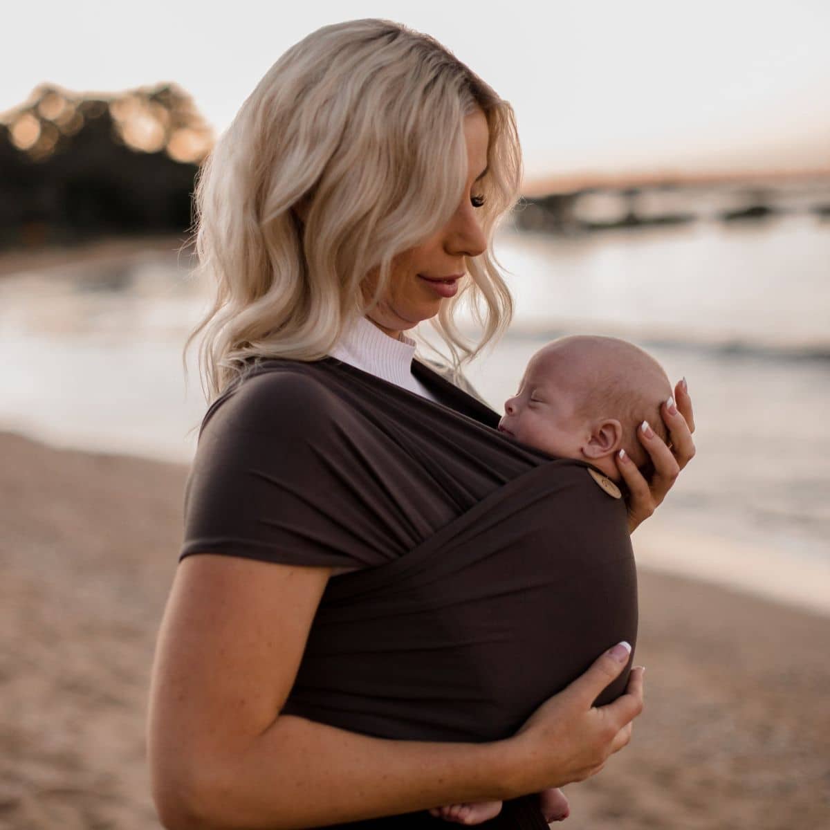 Joey Mama Baby Wrap Carrier - Charcoal