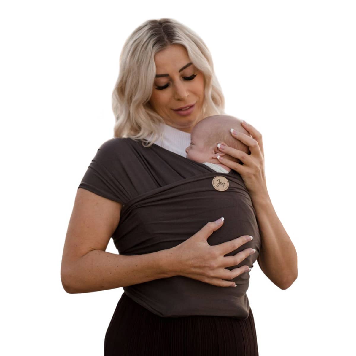 Joey Mama Baby Wrap Carrier - Charcoal